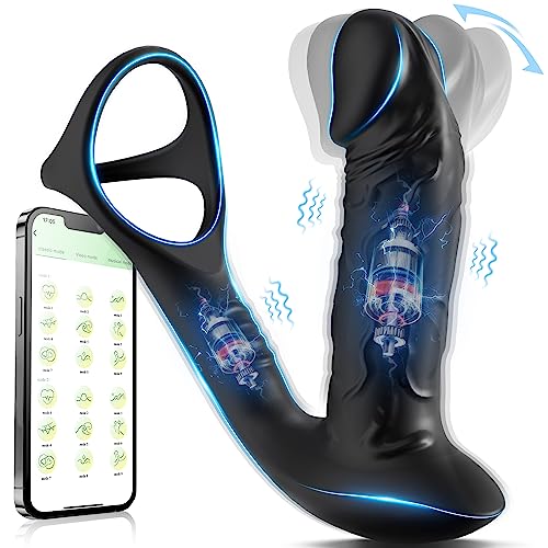Prostatamassagerare med 9 vibrationsinställningar och vickande rörelser