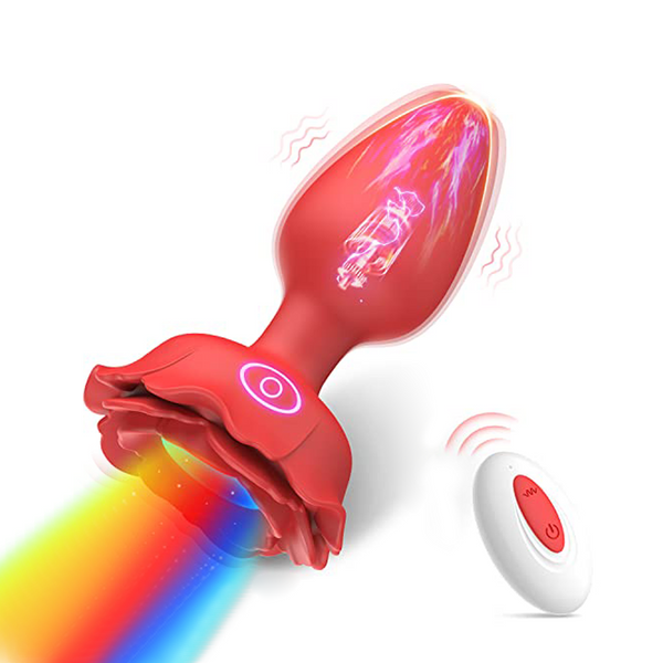 LED Vibrerande Buttplug med 10 Vibrationsinställningar