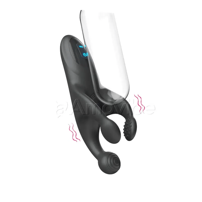 Penisvibrator med knackning och vibration