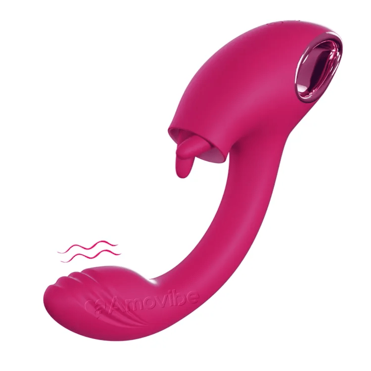 G-punktsvibrator med dubbel slickfunktion