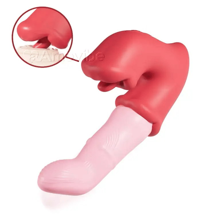 G-Spot- och klitorisvibrator – tungliknande rörelse, vattentät