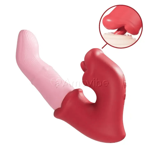 G-Spot- och klitorisvibrator – tungliknande rörelse, vattentät
