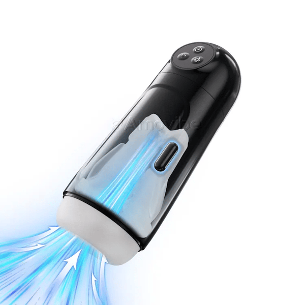 Manlig automatisk masturbator – 9 sugmönster + vibration och virvelström
