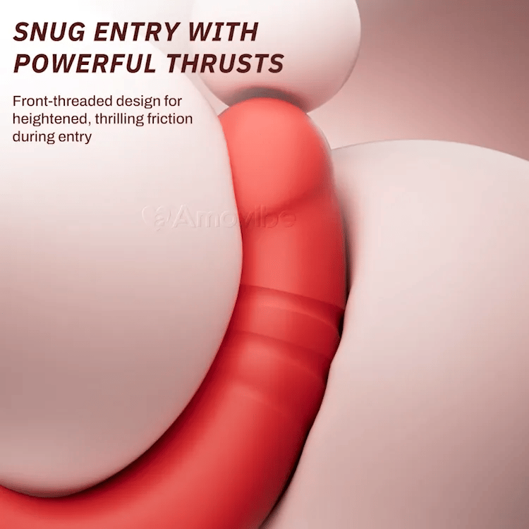 G-punktsvibrator med slickning och stötar