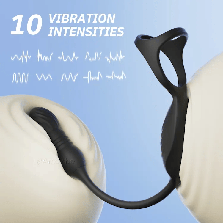 Fjärrstyrd Prostatamassager med 10 Vibrationsfunktioner