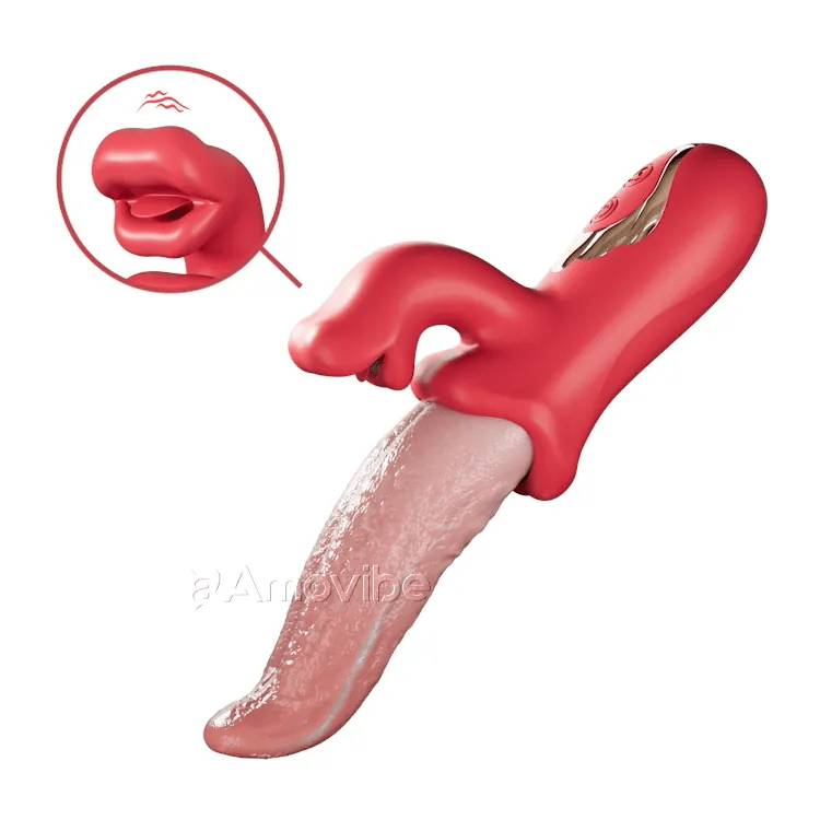 Oscillerande tungvibrator – Retande och vickande stimulans