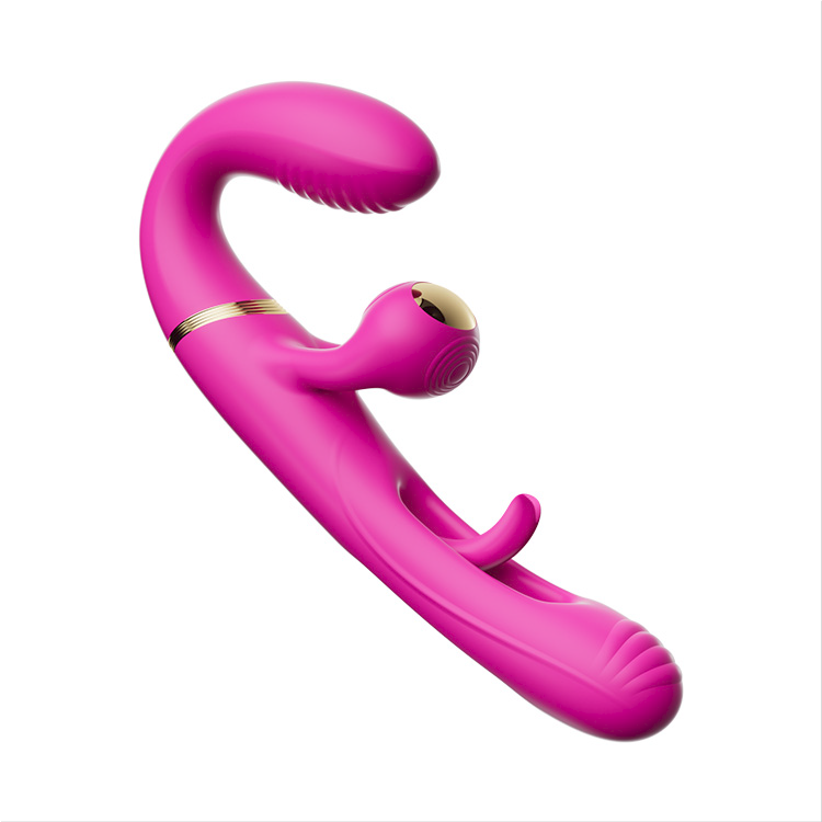 4-motors dubbeländad dildo med 10 vibrations- och smisklägen