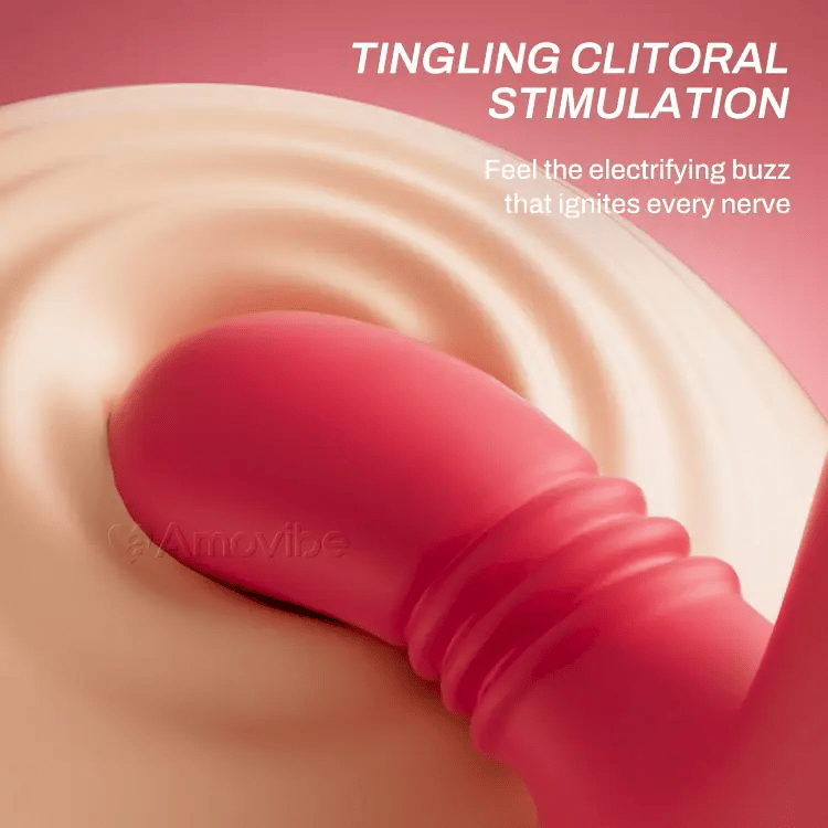 Roterande klitorisstimulator och G-punktsvibrator för ultimat njutning