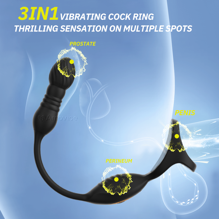 Fjärrstyrd Prostatamassager med 10 Vibrationsfunktioner