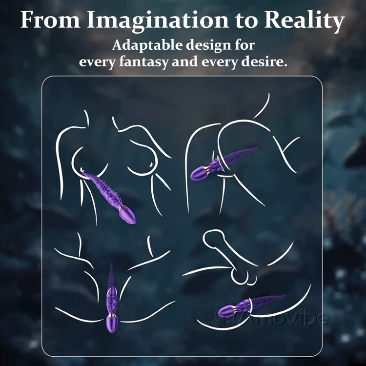 Tentacle Vibrator – Ultimat G-punkt & Bröstvårtsstimulering