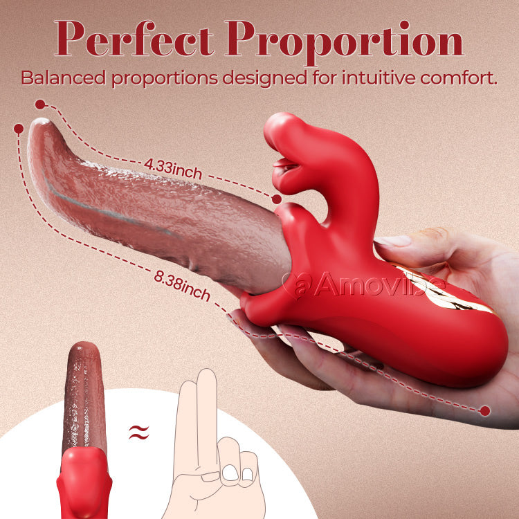 Oscillerande tungvibrator – Retande och vickande stimulans