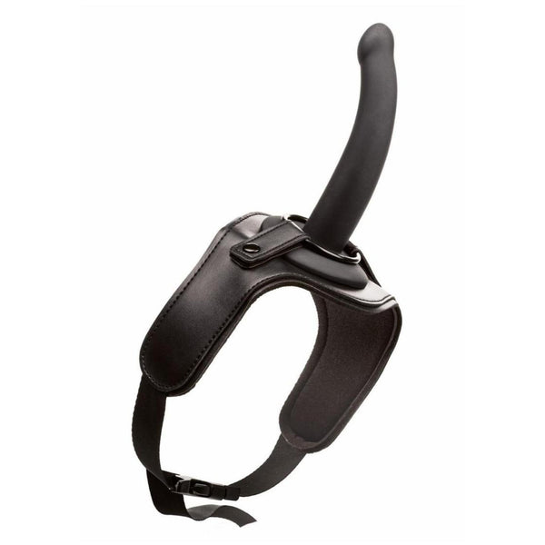 Bärbar justerbar lårrem på sele KIT med silikonprobe BDSM sexleksak