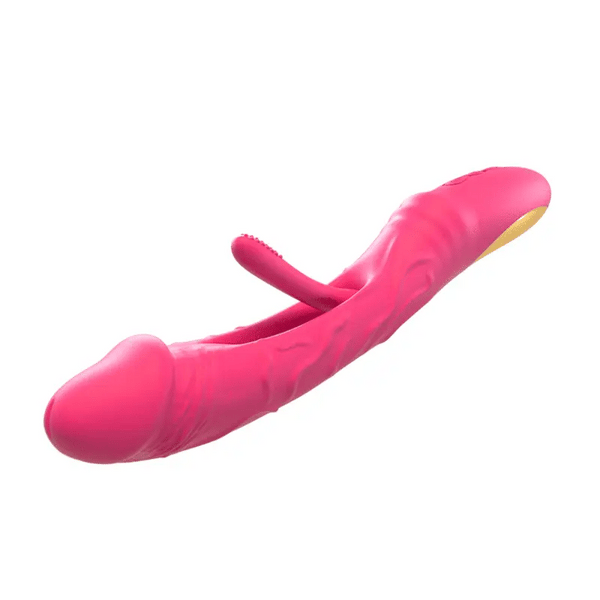 LureLink - Dildo Vibrator med klitorisstimulering och flaxande
